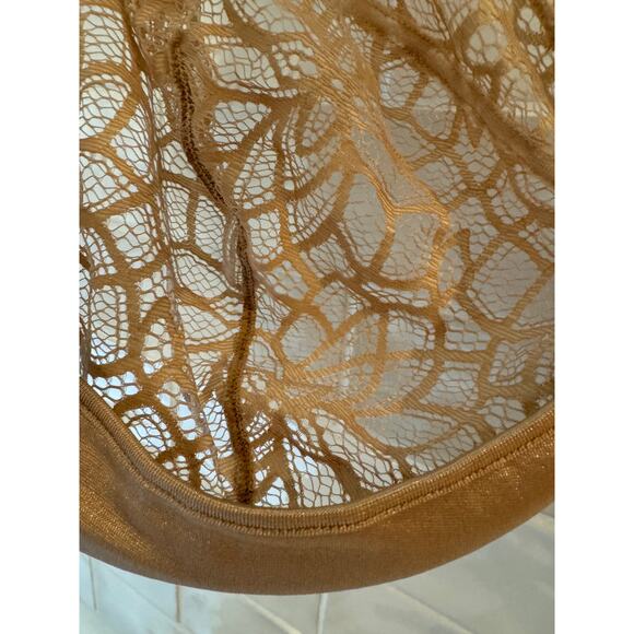Glamorise Beige Lace Underwire Bra Plus Size 46DD - Picture 1 of 6